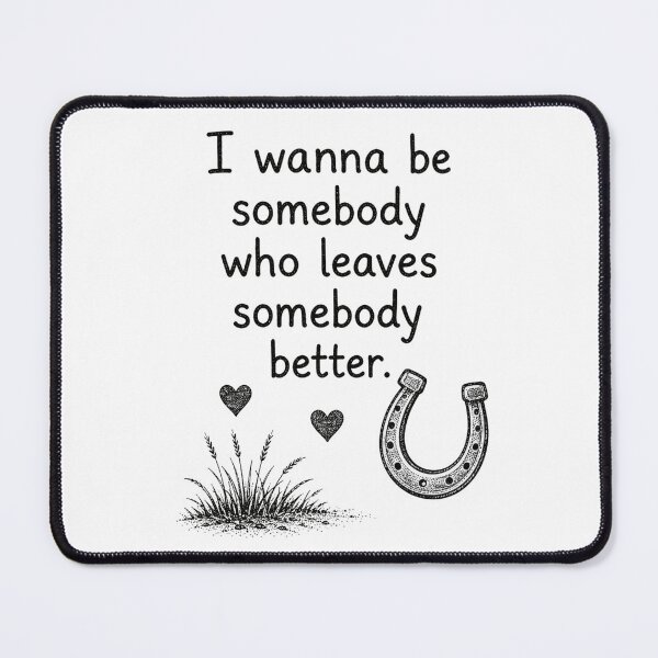 Item preview, Leave Somebody Better Horseshoe Art designed and sold by shahdakuy.