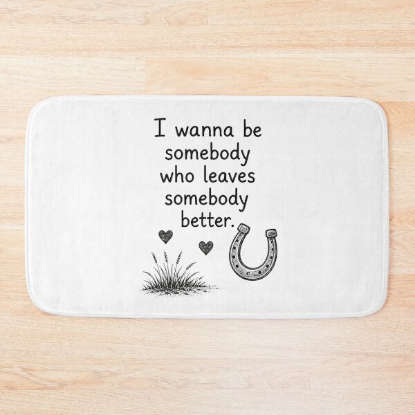 Item preview, Leave Somebody Better Horseshoe Art designed and sold by shahdakuy.