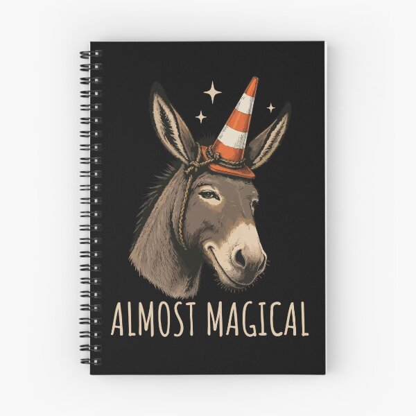 Item preview, Donkey Almost Magical Funny Traffic Cone Unicorn Humor designed and sold by wtfbba.