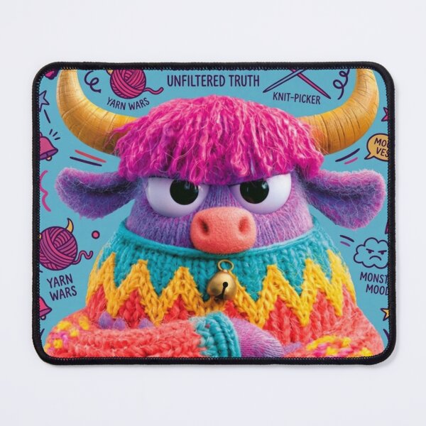 Item preview, Grumpy Yarn Beast on Cover Duty designed and sold by Print Fiction.