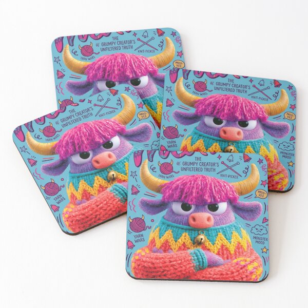 Item preview, Grumpy Yarn Beast on Cover Duty designed and sold by Print Fiction.