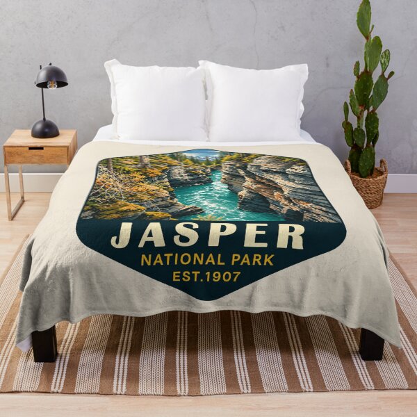 Item preview, Jasper National Park Canada – Vintage Retro Mountain Adventure designed and sold by Gideon Emmerich.