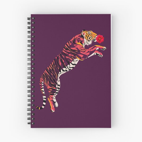 Item preview, A colorful Bengal tiger with a flower in its mouth. designed and sold by Knock on my door.