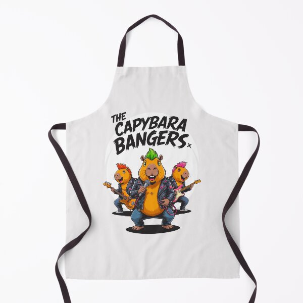 Item preview, The Capybara Bangers – Funny Punk Rock Capybara Band designed and sold by paulo silveira.