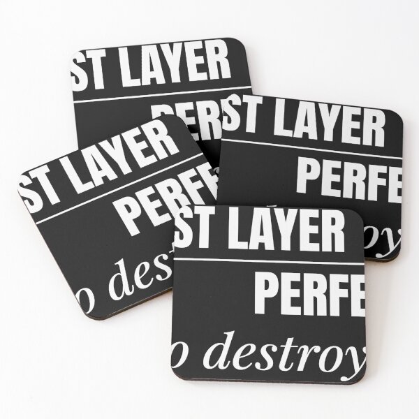 Item preview, First Layer Perfect Ego Destroyed 3D Print White Text designed and sold by Niebieski-Labs.