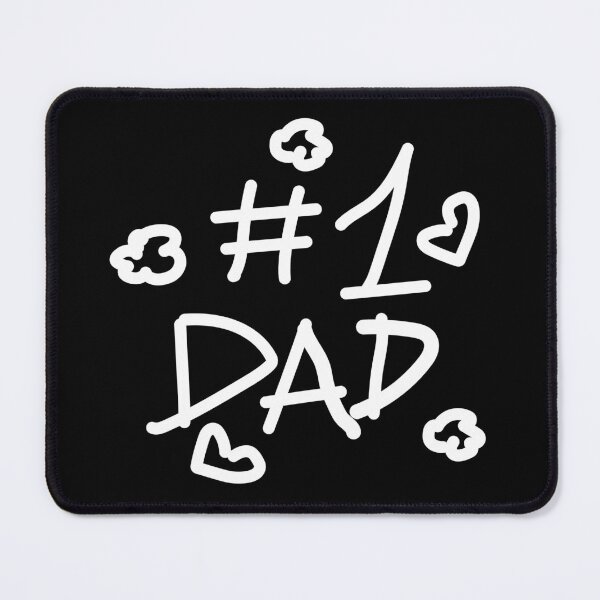 Item preview, #1 Dad - Child's Writing designed and sold by Wolagno.