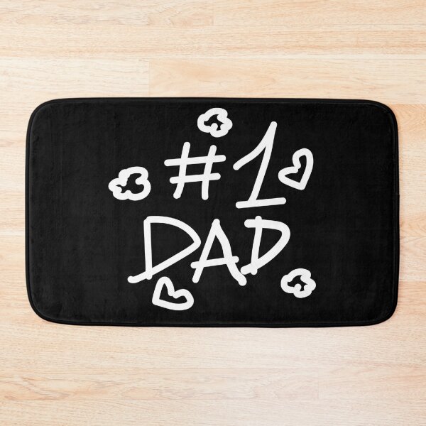 Item preview, #1 Dad - Child's Writing designed and sold by Wolagno.