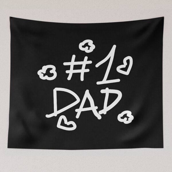Item preview, #1 Dad - Child's Writing designed and sold by Wolagno.