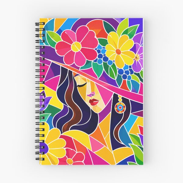 Item preview, Woman in a Floral Hat designed and sold by NeuroArtGallery.