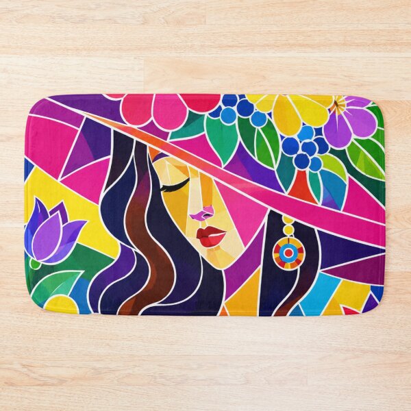 Item preview, Woman in a Floral Hat designed and sold by NeuroArtGallery.