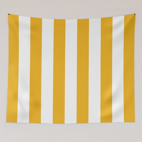 Item preview, Cabana stripe pattern in yellow and white color designed and sold by RishabhArts1.