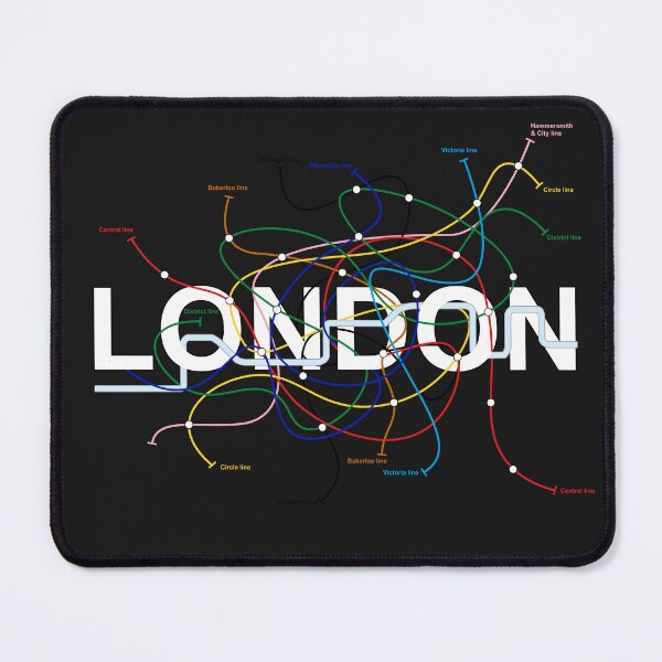 Item preview, London lines map designed and sold by oliver polanski.