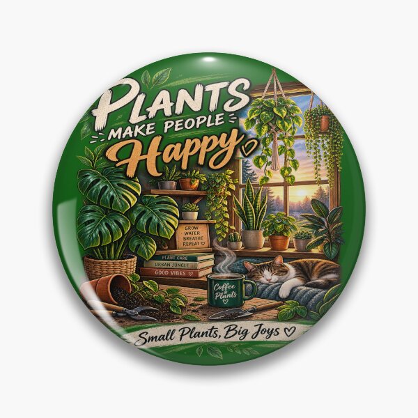 Item preview, Plants Make People Happy – Plant Lover Design designed and sold by Lumvero.