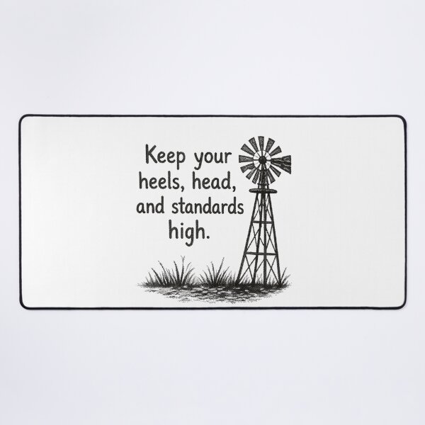 Item preview, Keep Standards High Rustic Windmill designed and sold by shahdakuy.