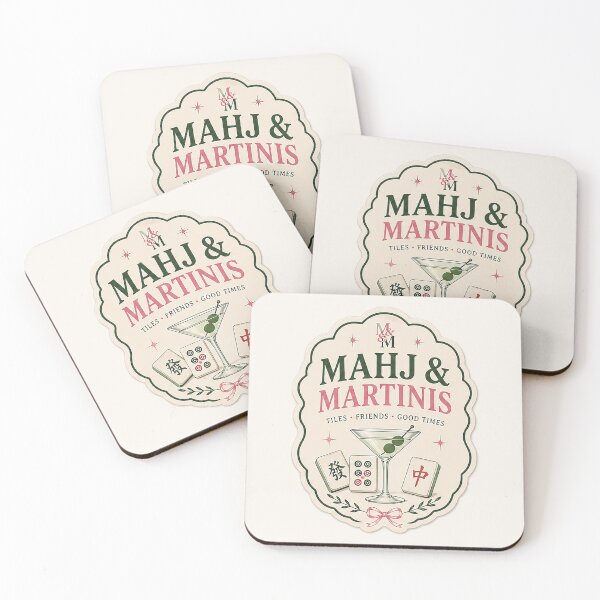 Item preview, Mahjong & Martinis  designed and sold by Mimi  + Kate.