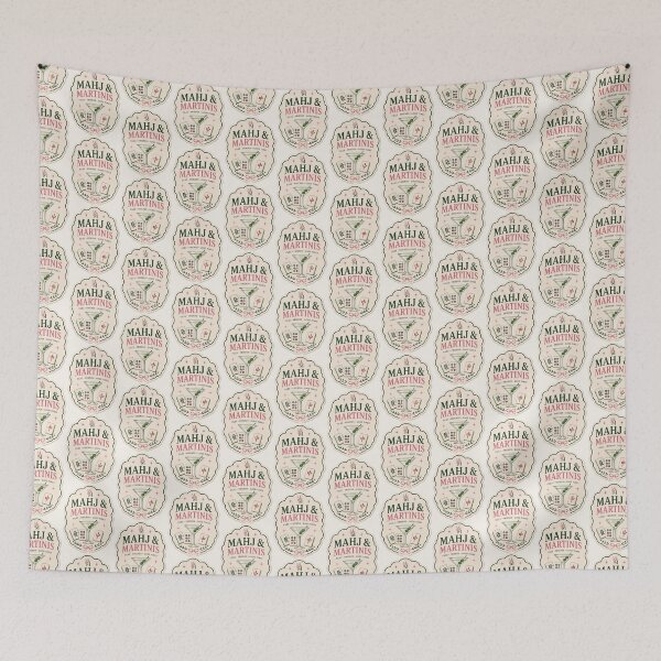 Item preview, Mahjong & Martinis  designed and sold by Mimi  + Kate.