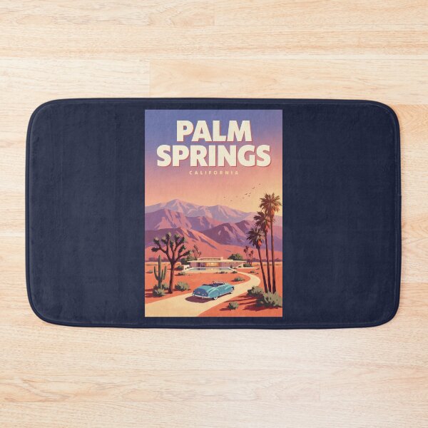 Item preview, Palm Springs California Illustration Travel Art Vintage designed and sold by KrisSidDesigns.