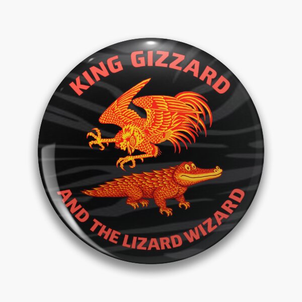 Item preview, King Gizzard and the Lizard Wizard - Gator and Rooster designed and sold by Q Art & Design .