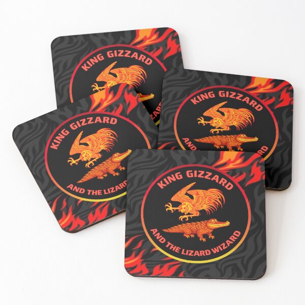 Item preview, King Gizzard and the Lizard Wizard - Gator and Rooster designed and sold by Q Art & Design .