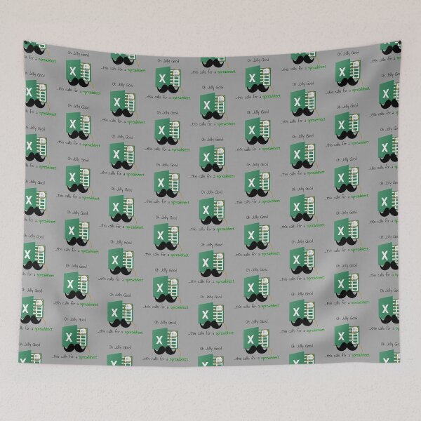 Item preview, Oh Jolly Good ... this calls for a spreadsheet   designed and sold by Nicolasmoreau.