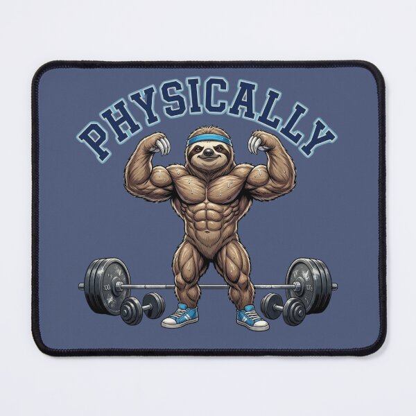 Item preview, Physically Strong Sloth Gym Workout designed and sold by HANG ON STUDIO .