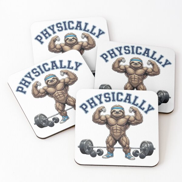 Item preview, Physically Strong Sloth Gym Workout designed and sold by HANG ON STUDIO .