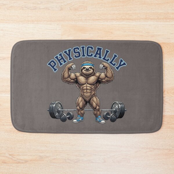 Item preview, Physically Strong Sloth Gym Workout designed and sold by HANG ON STUDIO .