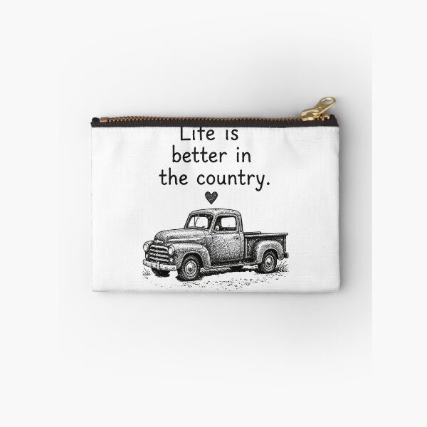 Item preview, Life Is Better In The Country Vintage Truck designed and sold by shahdakuy.