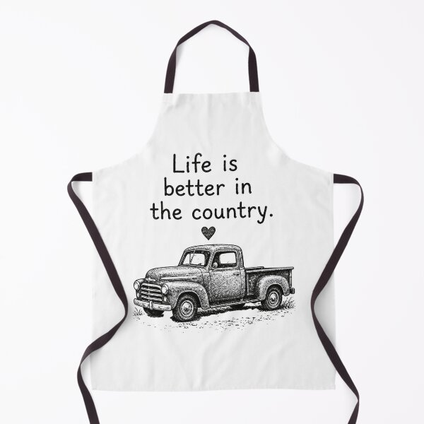 Item preview, Life Is Better In The Country Vintage Truck designed and sold by shahdakuy.