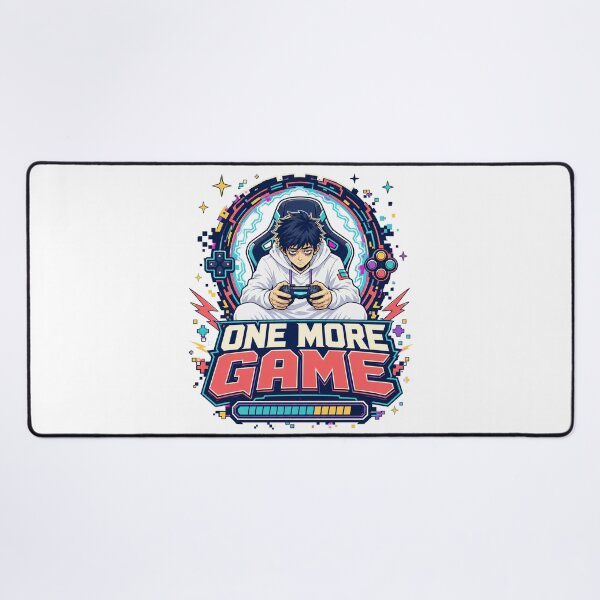 Item preview, One More Game Retro Gamer Arcade Design — Light Version designed and sold by TheOddPrints.