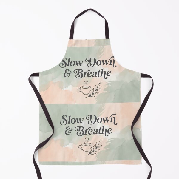 Item preview, Art Slow Down & Breathe Coffee Nature Colors designed and sold by ART ATTACK ZONE.