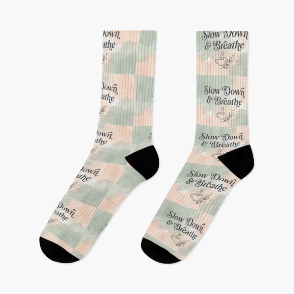 Item preview, Art Slow Down & Breathe Coffee Nature Colors designed and sold by ART ATTACK ZONE.