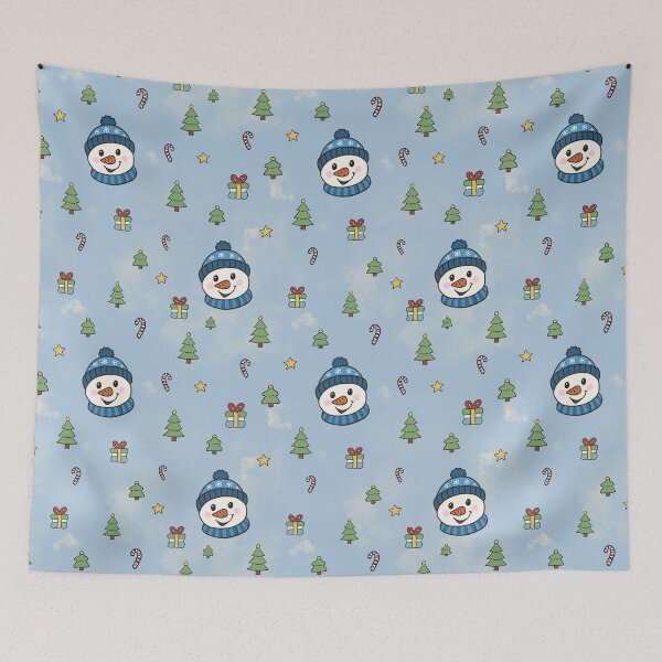 Item preview, Cute Snowman Christmas Seamless Pattern designed and sold by OneLook.