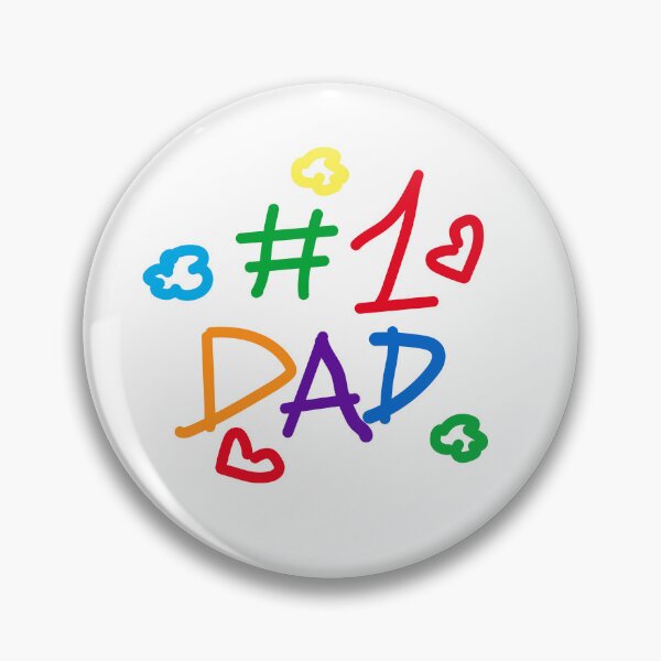 Item preview, Dad number 1 – child's handwriting designed and sold by Wolagno.