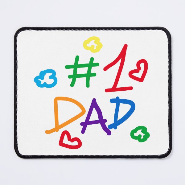 Item preview, Dad number 1 – child's handwriting designed and sold by Wolagno.