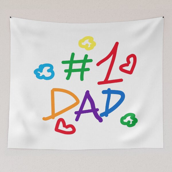 Item preview, Dad number 1 – child's handwriting designed and sold by Wolagno.