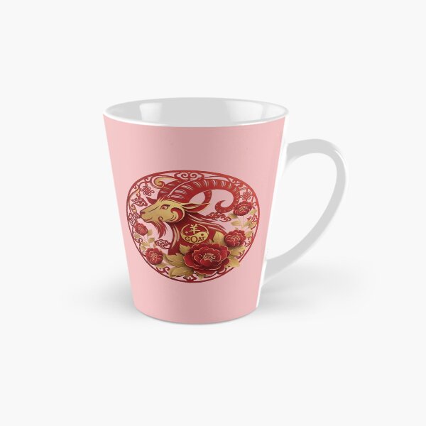 Item preview, Year of the Goat Chinese Zodiac Floral Art designed and sold by taogiauco.