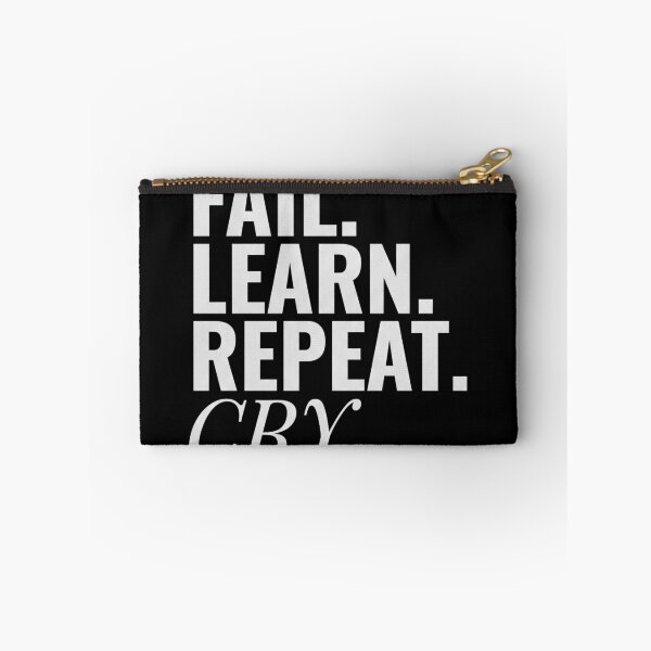 Item preview, Print Fail Learn Repeat Cry 3D Print White Text designed and sold by Niebieski-Labs.