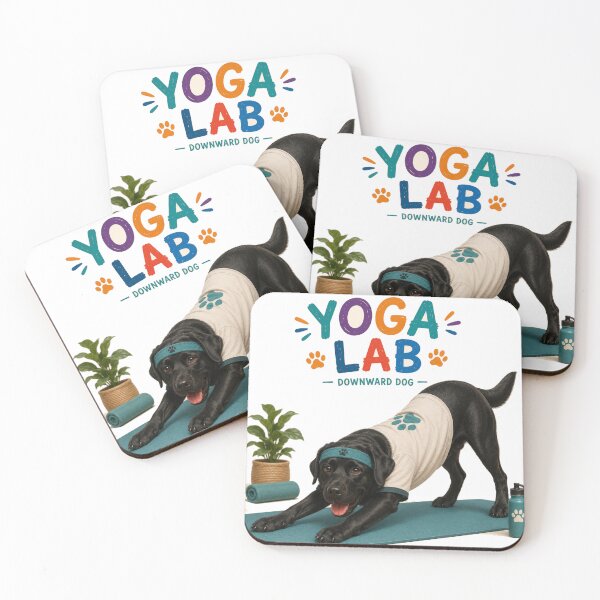Item preview, Yoga Lab – Labrador Downward-Facing Dog designed and sold by Goodthingstree.