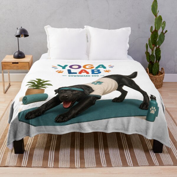 Item preview, Yoga Lab – Labrador Downward-Facing Dog designed and sold by Goodthingstree.