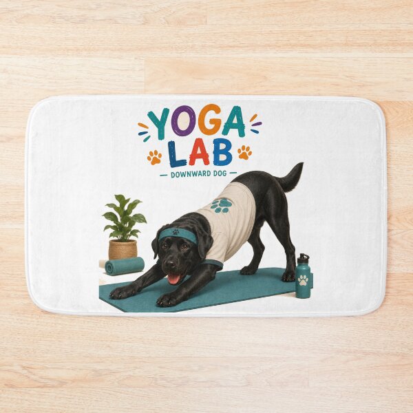 Item preview, Yoga Lab – Labrador Downward-Facing Dog designed and sold by Goodthingstree.