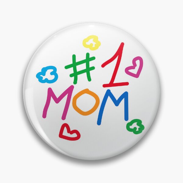 Item preview, Mom number 1 – child's handwriting designed and sold by Wolagno.