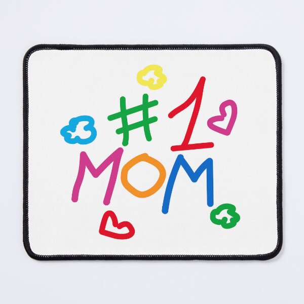 Item preview, Mom number 1 – child's handwriting designed and sold by Wolagno.
