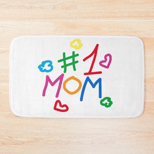 Item preview, Mom number 1 – child's handwriting designed and sold by Wolagno.