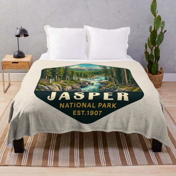 Item preview, Jasper National Park Canada – Vintage Retro Mountain Adventure designed and sold by Gideon Emmerich.