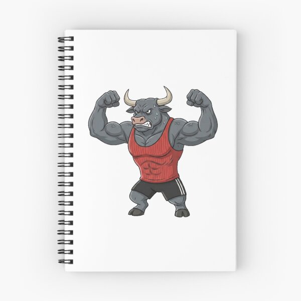 Item preview, Bull Biceps Flex Gym Design designed and sold by Terrific Arts Shop.