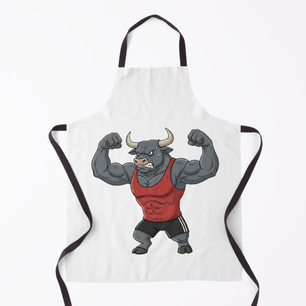Item preview, Bull Biceps Flex Gym Design designed and sold by Terrific Arts Shop.