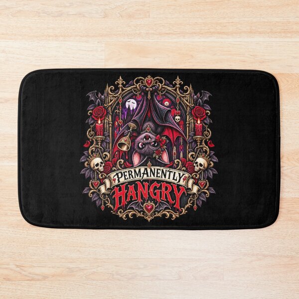 Item preview, Permanently Hangry Gothic Vampire Bat designed and sold by TheInkRaven.