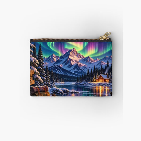 Item preview, Arctic Aurora Adventure | Northern Lights Camping T-Shirt designed and sold by VaultVibes.