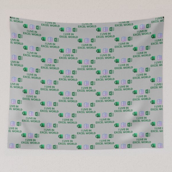 Item preview, I Live In Excel World!   designed and sold by Nicolasmoreau.